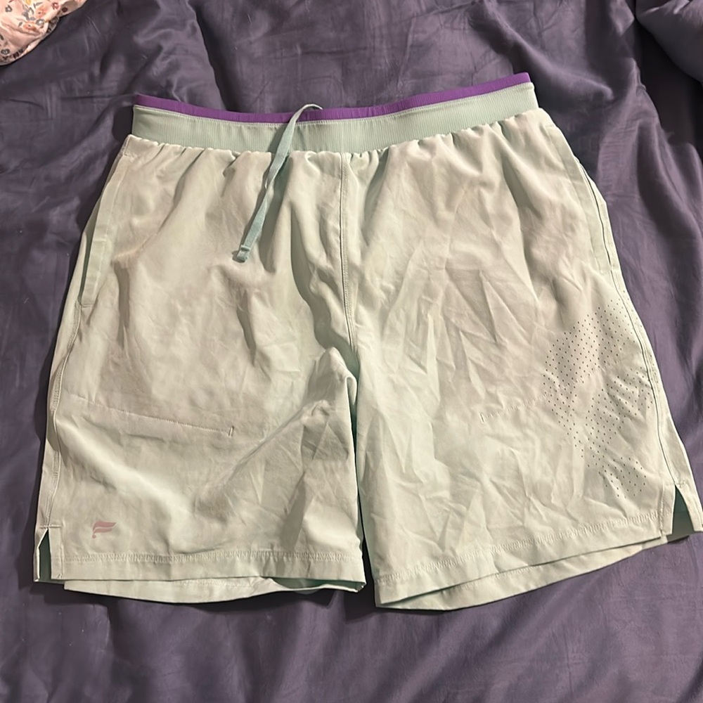 Mint green fabletics shorts